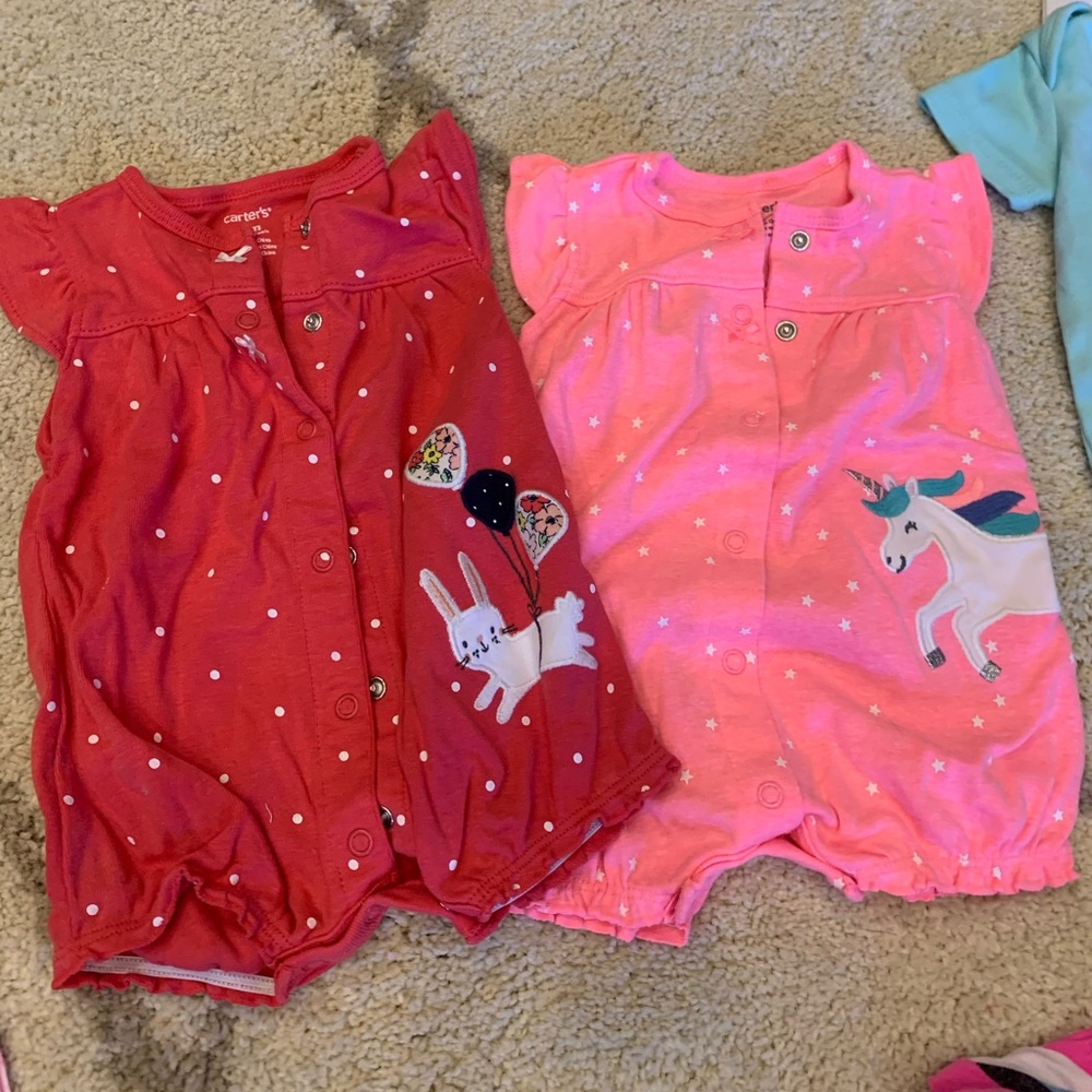 Carter’s rompers 3M